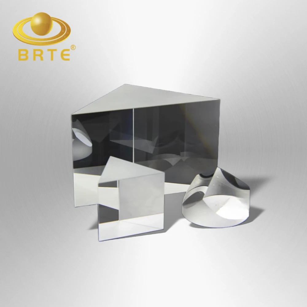 BRTE customization 60 Degree K9 glass prisms Equilateral Triangular optical prism