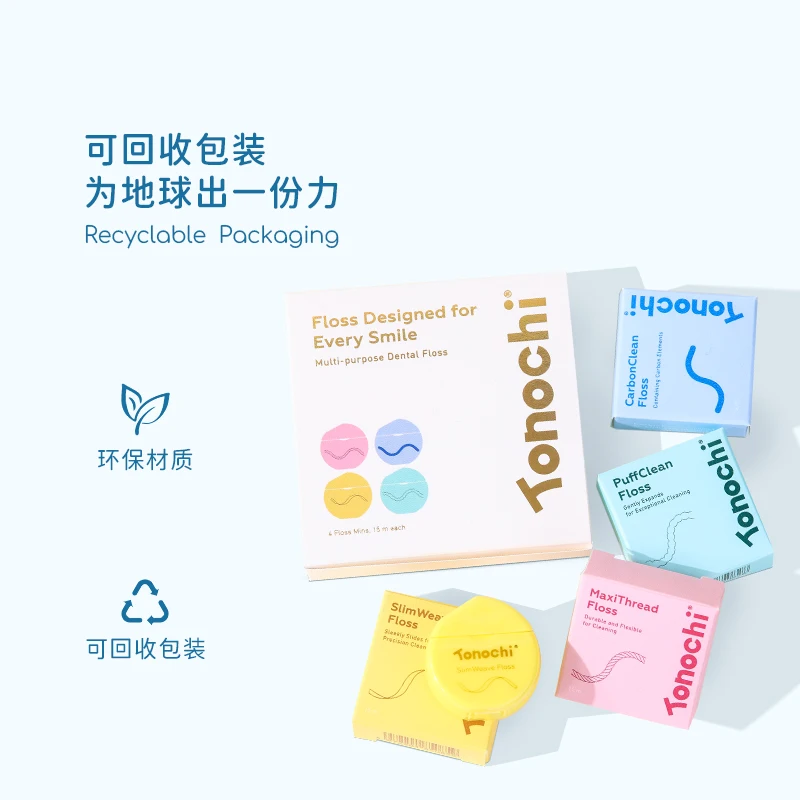 Коробка из четырех многофункциональных рулонов для Зубочисток