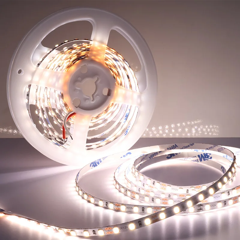 SMD2835 Led Strip Light 5M/10M Roll 8MM 10MM 3000K 4000K 6500K 60D 120D 240D 2500 lumens 12V 24v smd 2835 led strip light