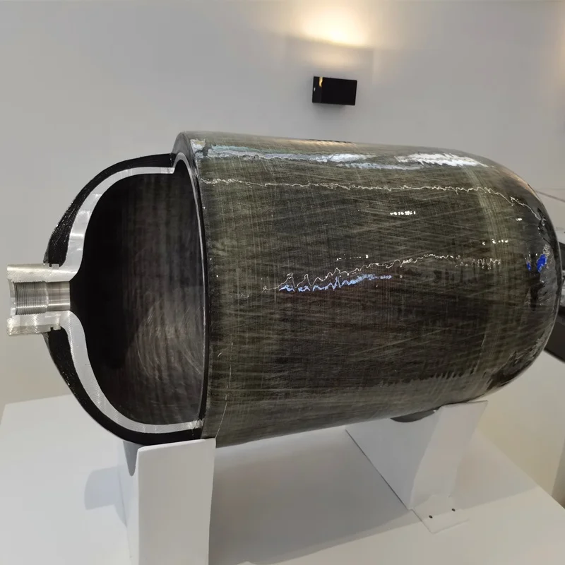 356- 80L-150L Customized High Pressure CNG-3 CNG Type 3 Gas Cylinder Tank, CNG Tank for Trucks