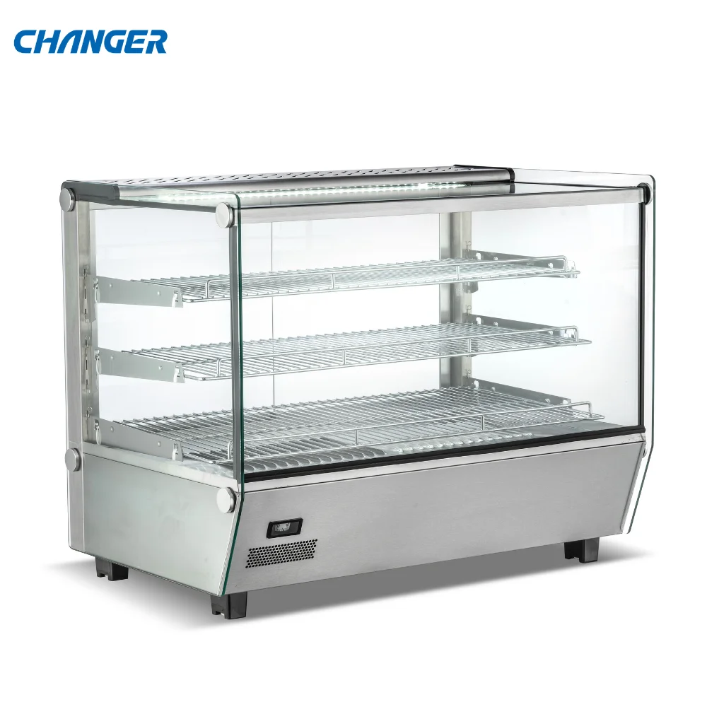 160L Snacks Warmer Display Case Catering Equipment Foodservice Heated Display Showcase with Factory Direct Price