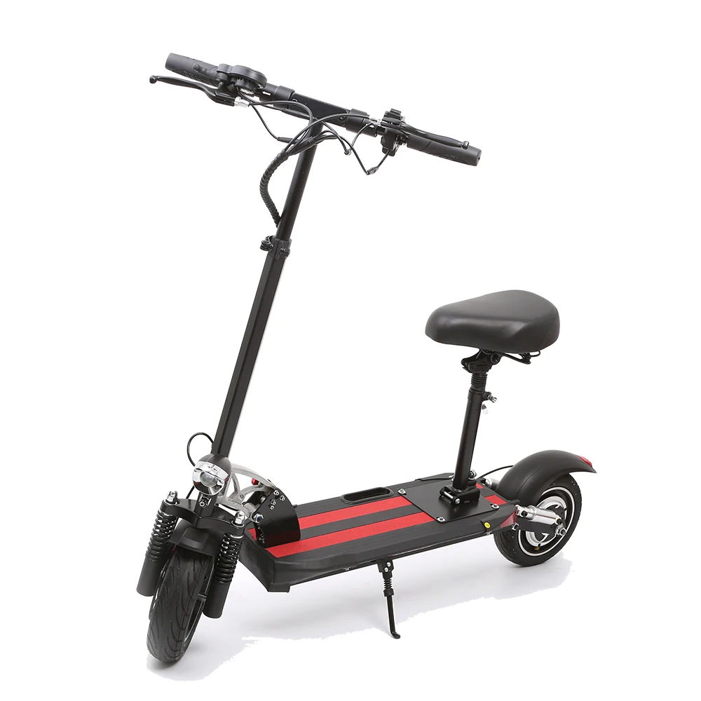 2021 long range electric fast scooter seated e scooters 2 wheels with seat foldable in europe warehouse dropshipping