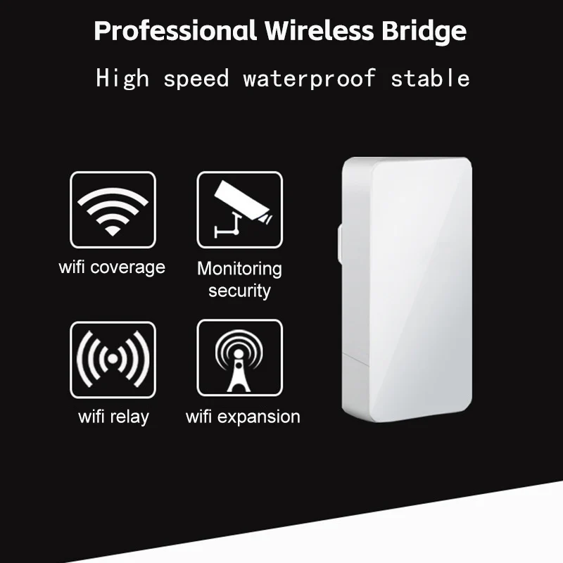 MASKURA 2Km 300Mbps 2.4Ghz Network Wi-Fi Poe Wireless Ap Cpe Access Point Outdoor Point To Point Wifi Wireless Bridges