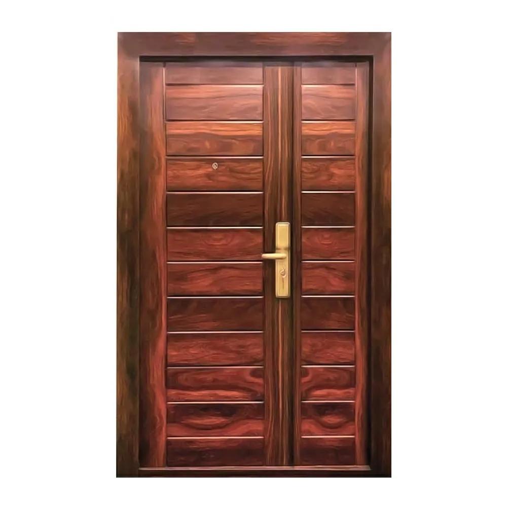 PPD Customized Exterior Main Gate Door Designs Front Iron Entry Doors Entrance Security Steel Door For House