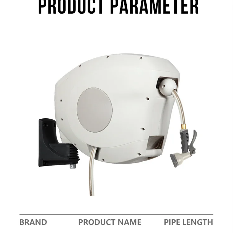 GRATENKRAFT Watering Holder Tool Equipment Portable  Gardening PVC Water Hose Pipe Reel