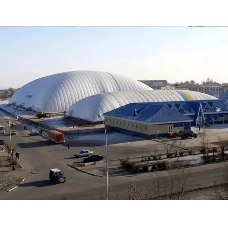 Большой надувной термостатический купол футбольный Теннисный бассейн тарелка многофункциональный спортивный павильон купольная палатка