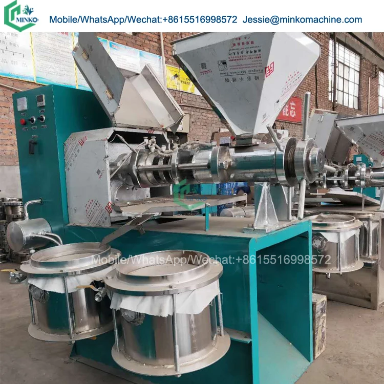 Peanut Palm Oil Production Line Cold Press Filter Making Machine Price Zimbabwe