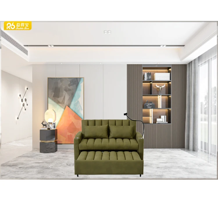 Modern design American upholstery sofa bed fashion Seat Living Room Furniture Sofa Beds Provide USB Port