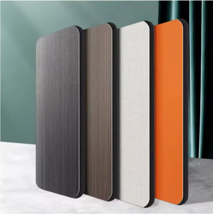 8mm High Glossy Marble Texture Bamboo Charcoal Wood Veneer Carbon Slate Wallboard wood veneer wall panel