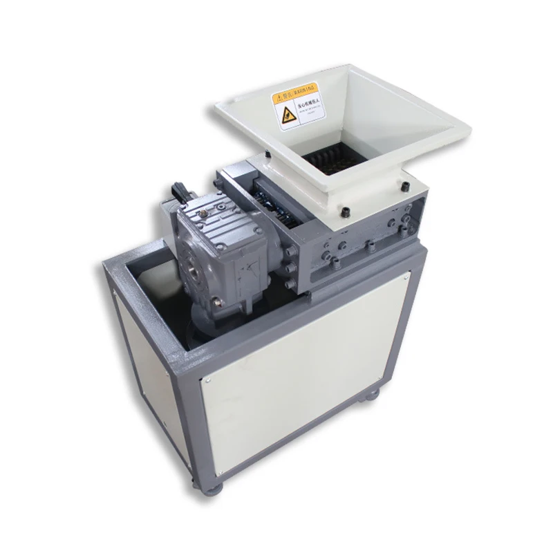 High quality EB500 tire shredder metal pvc pipe plastic shredder double shaft shredder