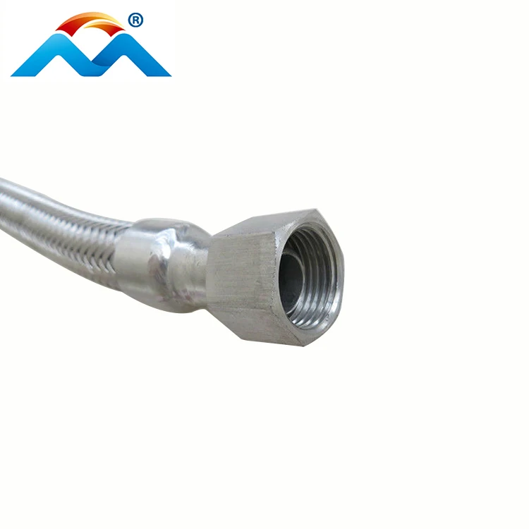 China supply ASTM heating resistance high pressure ss 304 316L  AISI braided metal hose