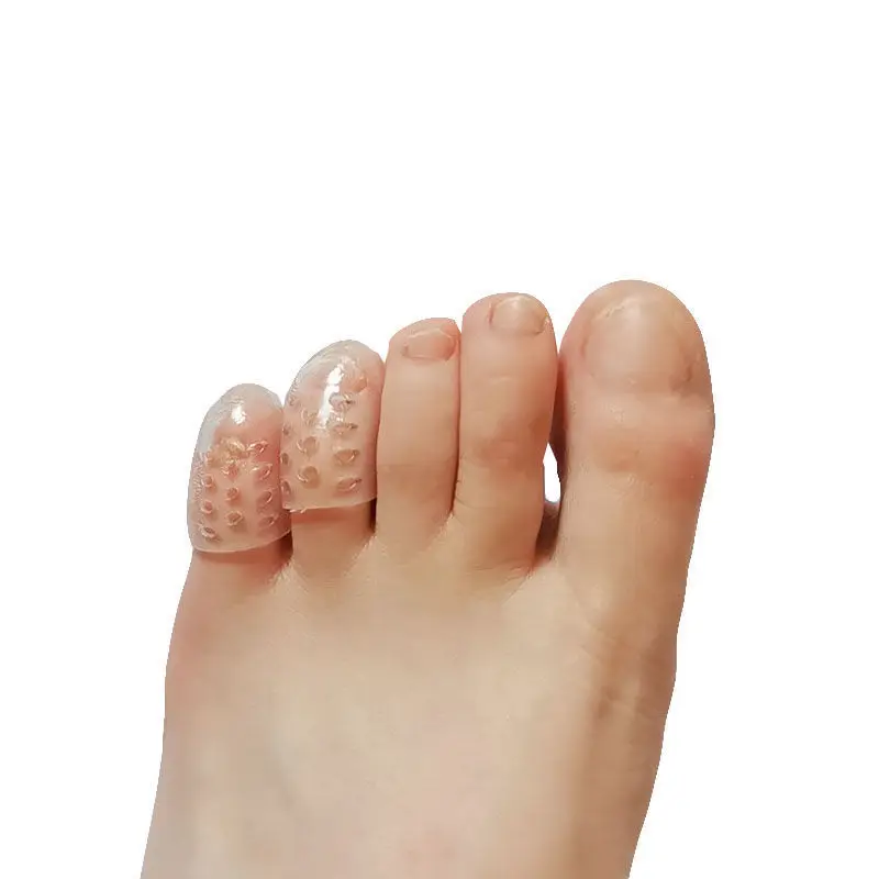 Small toe protective sleeve with breathable silicone toe protection, separated toe wear, anti wear joint softening and calluses