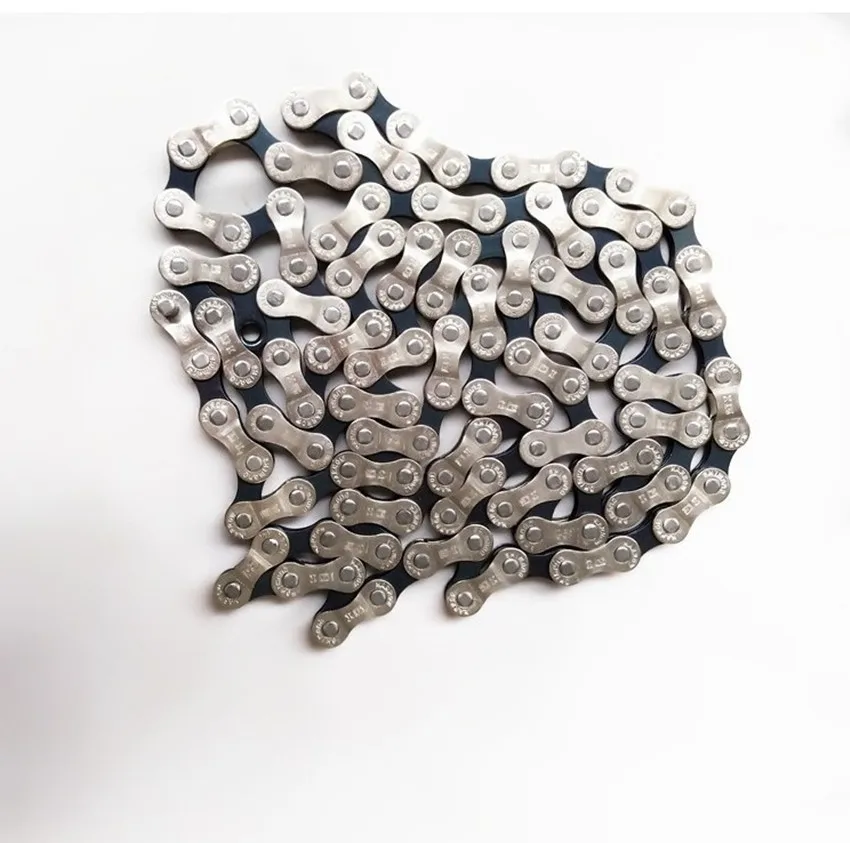 Bicycle Cycling 6 7 8 9 10 11 Speed chain 104 114 116 Link  Steel Silver  chain Color Bicycle Bike roller Chain