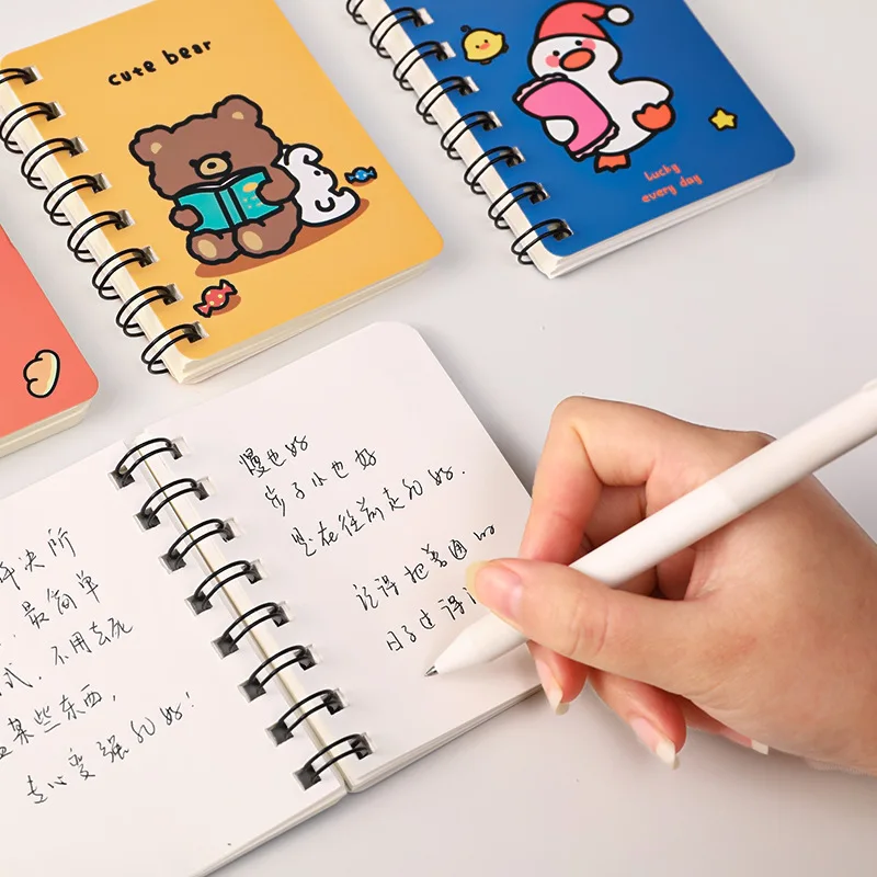 kawaii stationery wholesale pocket notepads customizable portable mini spiral notebook
