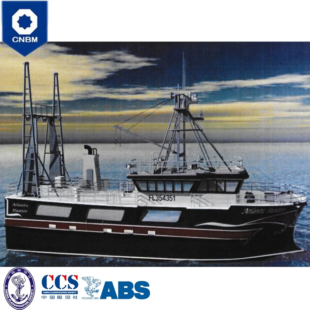 83 ft China Shipyard Fiberglass or Steel Hull Material Commercial Tuna Vessel Longline Fishing Boats for Sale with Prices