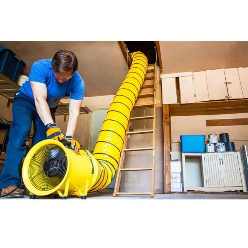 8inch Portable Axial Flow Fan 110V Ventilation Blower 200mm Portable Axial Flow Fan