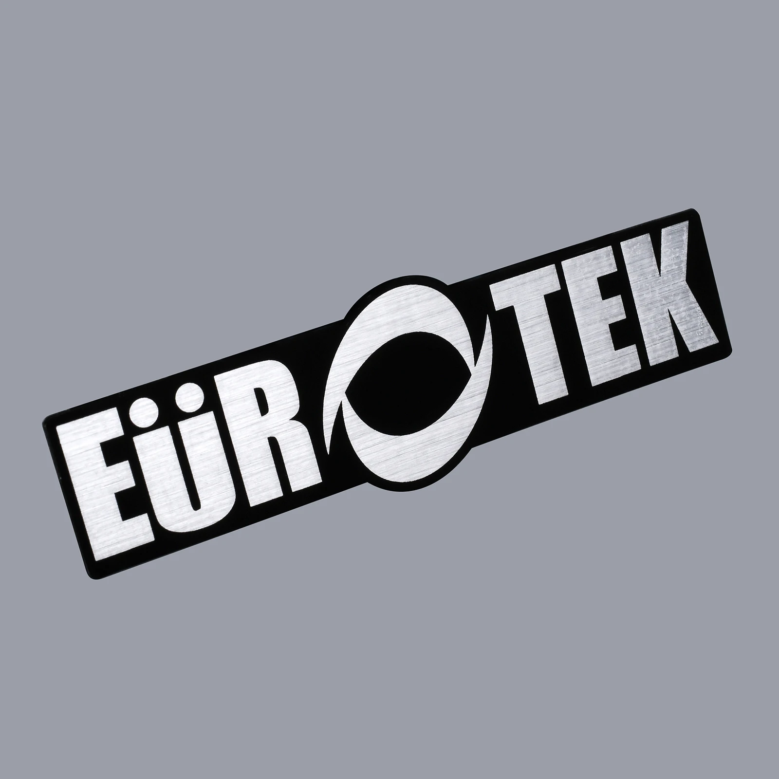 Aluminum metal custom brand logo household appliance silver white garment label