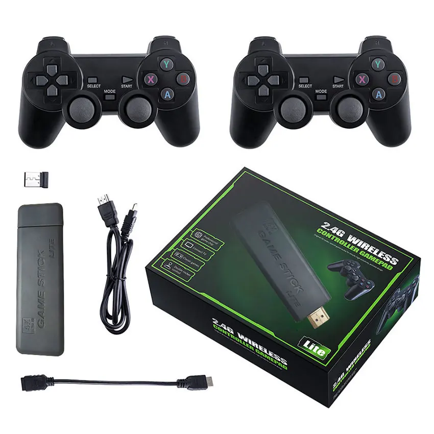 M8 Mini Game Box Classic Retro De Jeu Stick Lite 10000 32GB 16Bit 4K HD Consola PS1 Di Gioco Video Game Console for GBA PSP