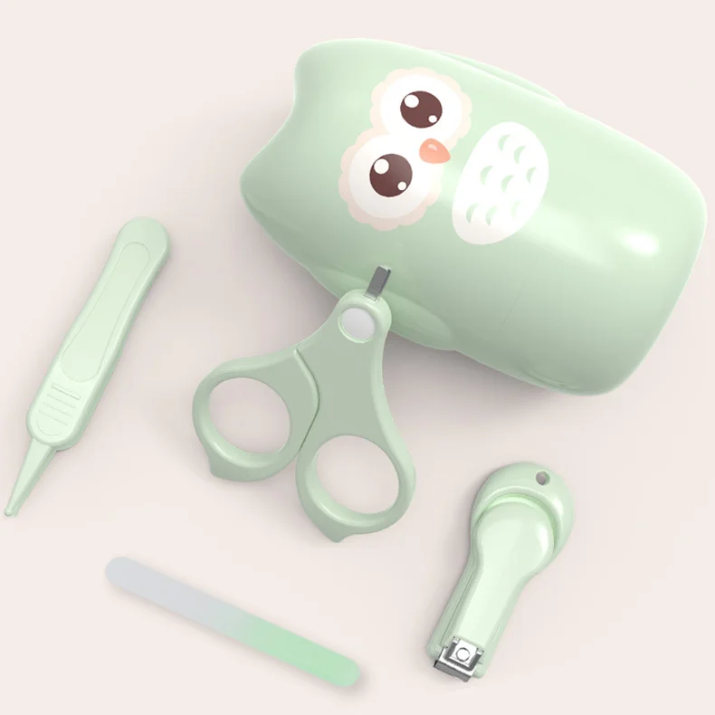 High Quality Baby Manicure Set Newborn Nail Care Tool Safety Portable 4-In-1 Toddler Nail Trimmer