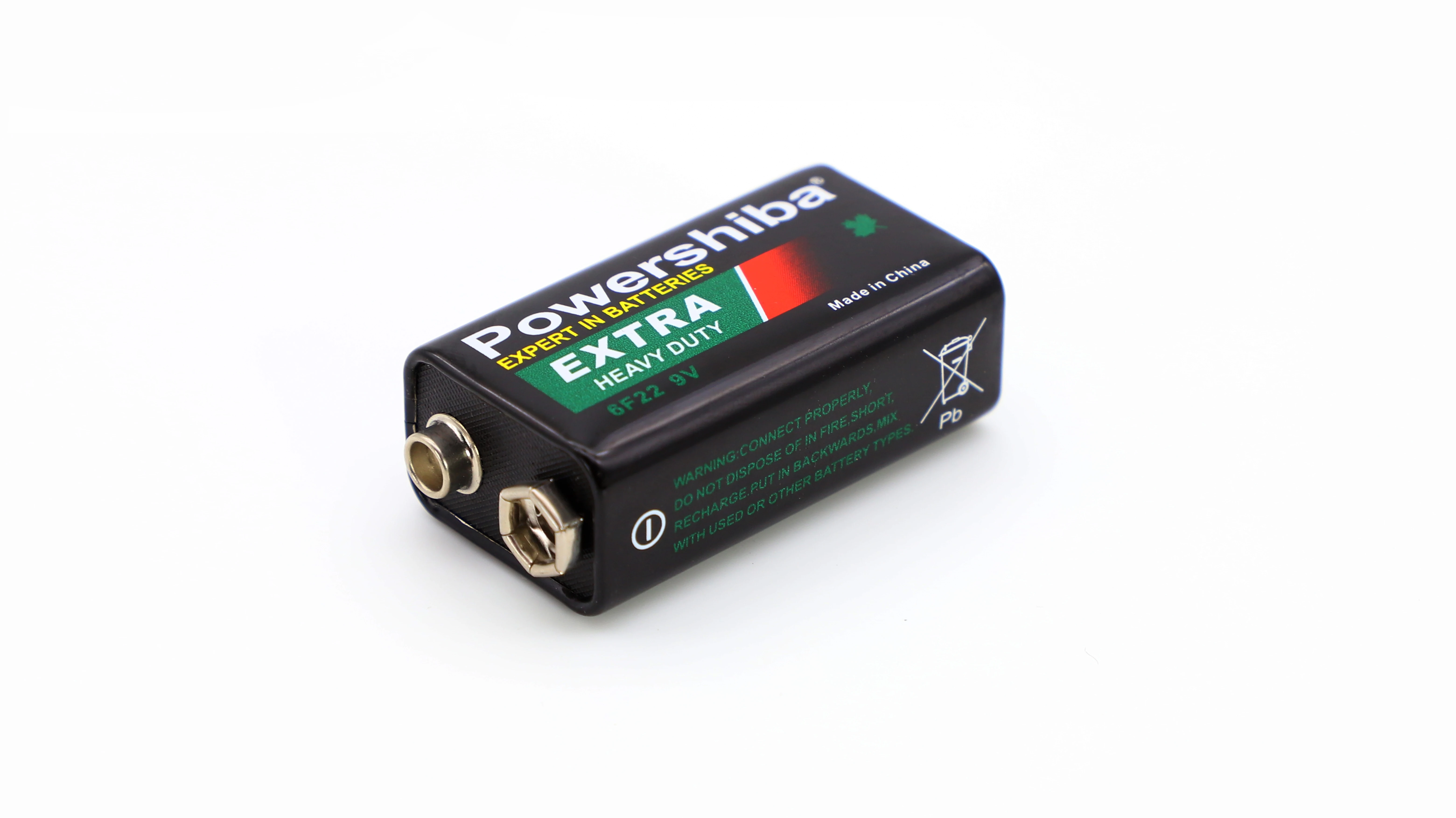 Mercury & Cadmium Free  9 Volt  6F22  Carbon Zinc Heavy Duty Battery