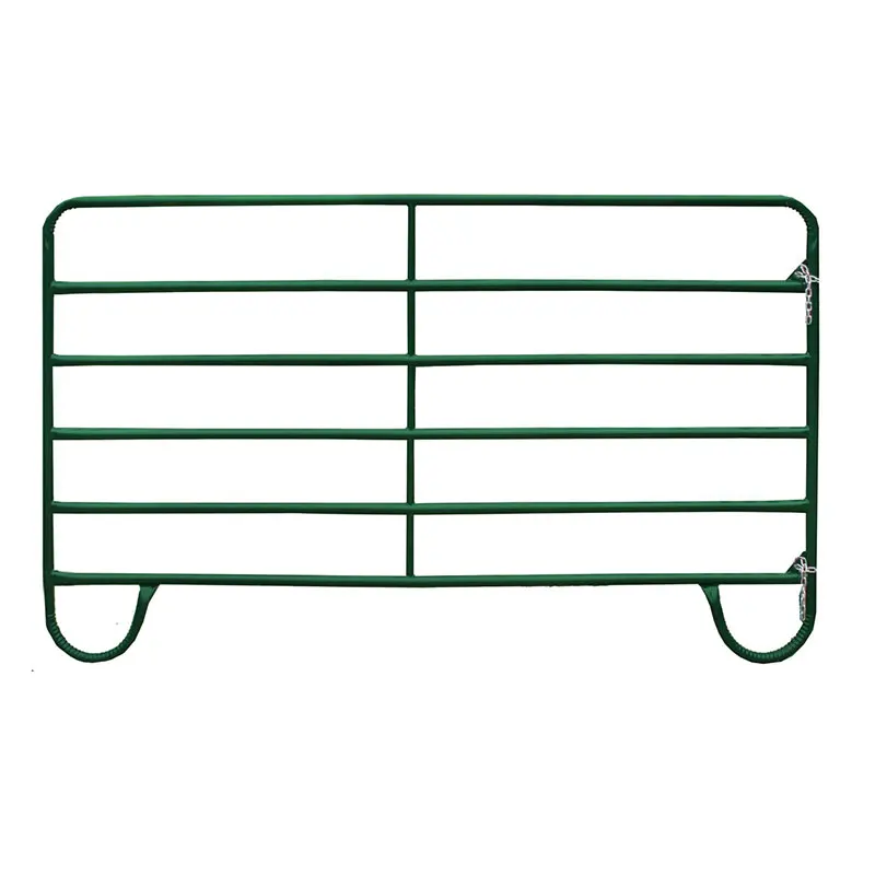 Oval cattle yard Panels, 6 rails portable cattle bar/ rail horse pen panels,constructed using cattle yards