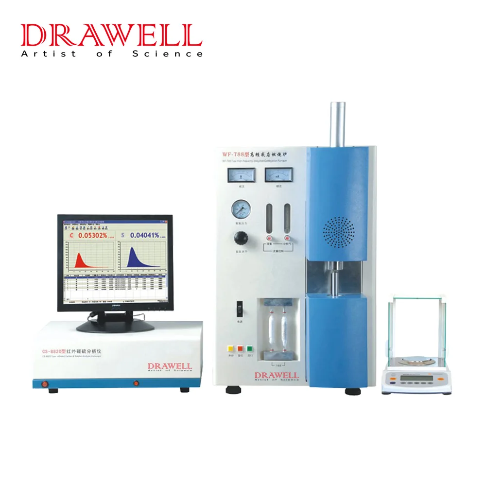 DW-CS-8820 High Frequency Lab Steel Material Analyzer Carbon Sulfur Element Infrared Carbon Sulfur Analyzer