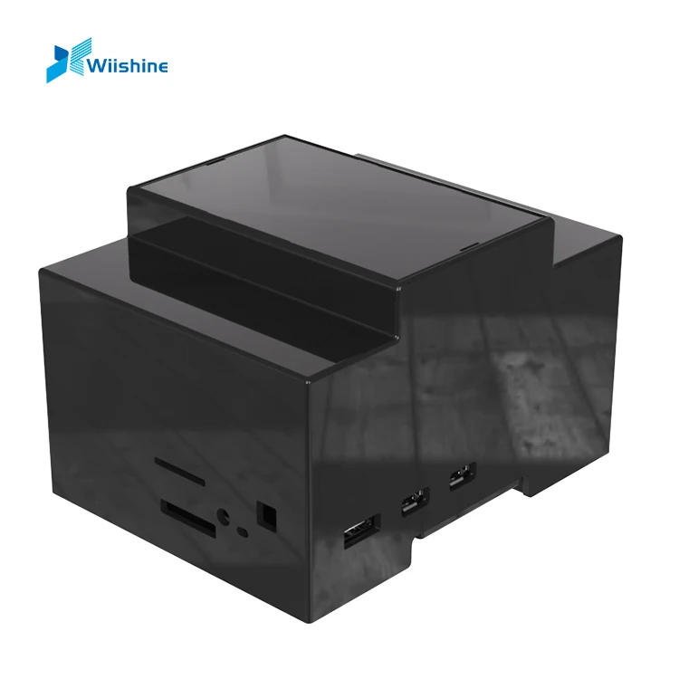Custom Protection Housing High Quality Raspberry Pi Model Case Plastic Shell ABS Case Raspberry Pi 4 Enclosure
