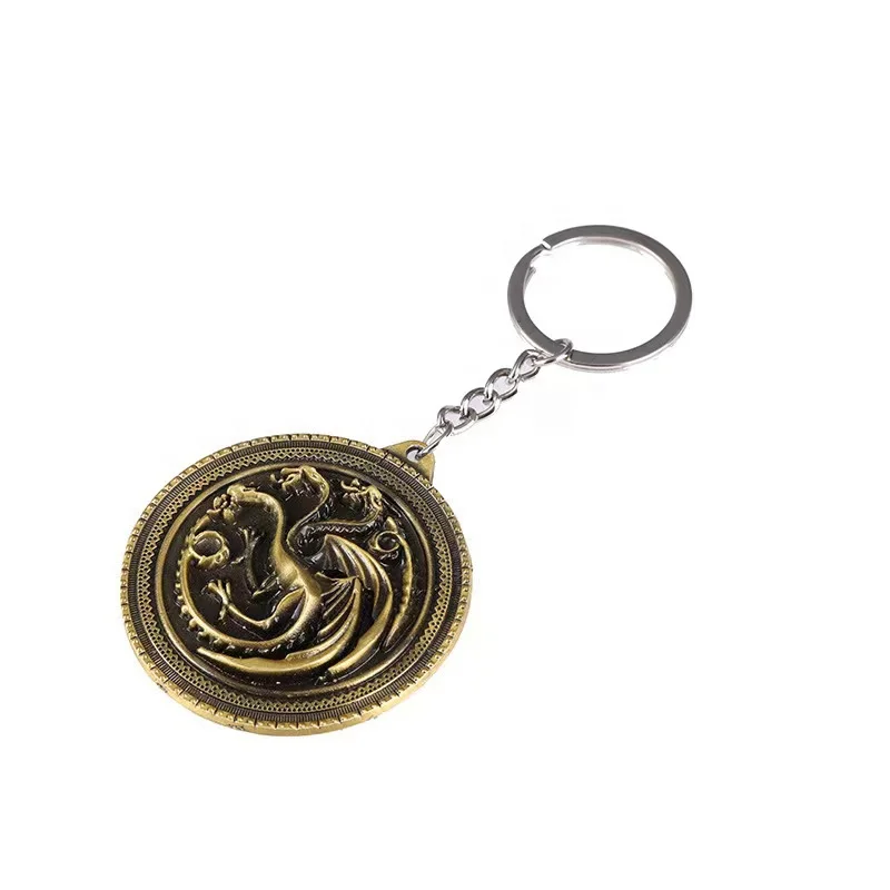 Customized promotion online games peripheral games metal key chain personalized Warcraft key chain