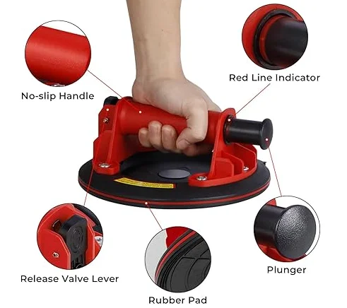 Vacuum Suction Glass Lifter Handheld Glass Sucker Lifter Suction Cup Lifters Suction Cups for lifting Glass