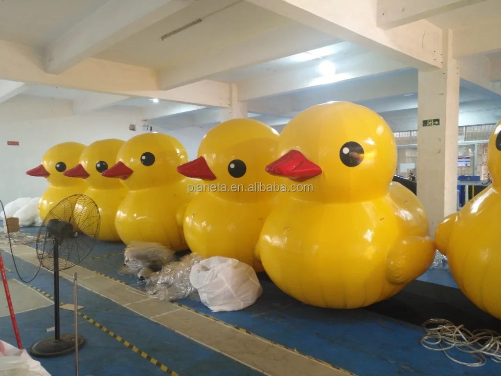 Customized Floating Airtight Advertising Giant Rubber Duck Outdoor Water Inflatable Yellow Duck For Sale