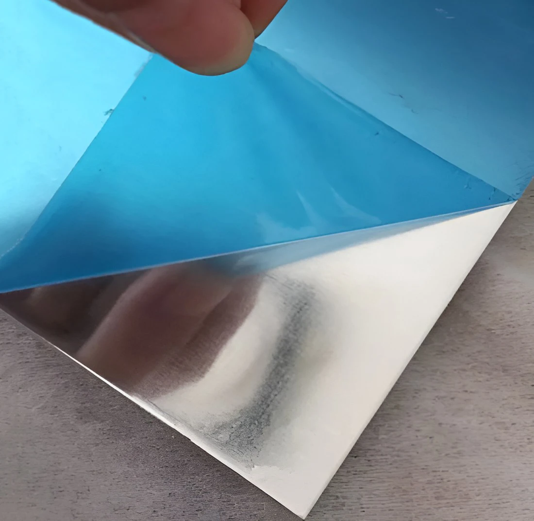 70mic low adhesion PE laser cutting deep drawing panda protection film for 2B BA 4K 8K mirror stainless steel plate