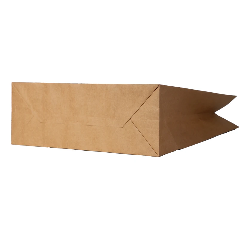 Custom Printed Paper Bags  Luxury White Kraft Paper Gift Bag With  Handles For clothing Shopping Bag With Your Own Logo