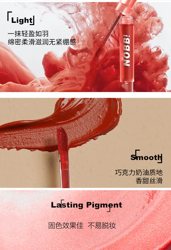 Mousse  Velvet Matte Liquid Lipstick High Pigment Blush Wholesale Long Lasting Waterproof Lipgloss