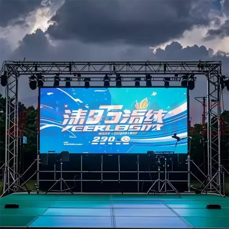 Manufacturer 2024 Digital Signage Video Wall Advertising Display Billboard Backdrop Panel Background Dj Stage Led Screen