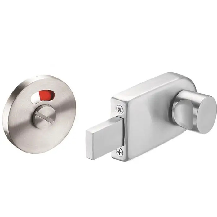 Hot Stainless Steel Toilet Door Indicator Lock PVD  Disabled Bolt Toilet Partition Accessories Hardware Lock