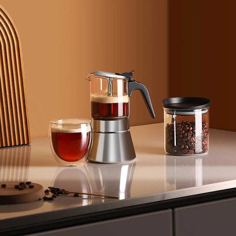 SEECIN Portable Pour-over Coffee Maker Moka Pot Personalized 160ml 240ml 360ml Moka Pot