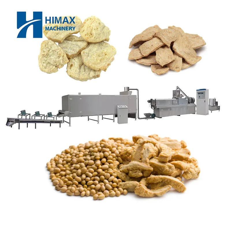 Soya Meat Extruder Machine Textured Soya Protein Making Machine Soya Chunks Extruder Machine Production Line