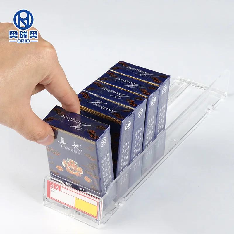 Customized different size shelf pusher system display racks