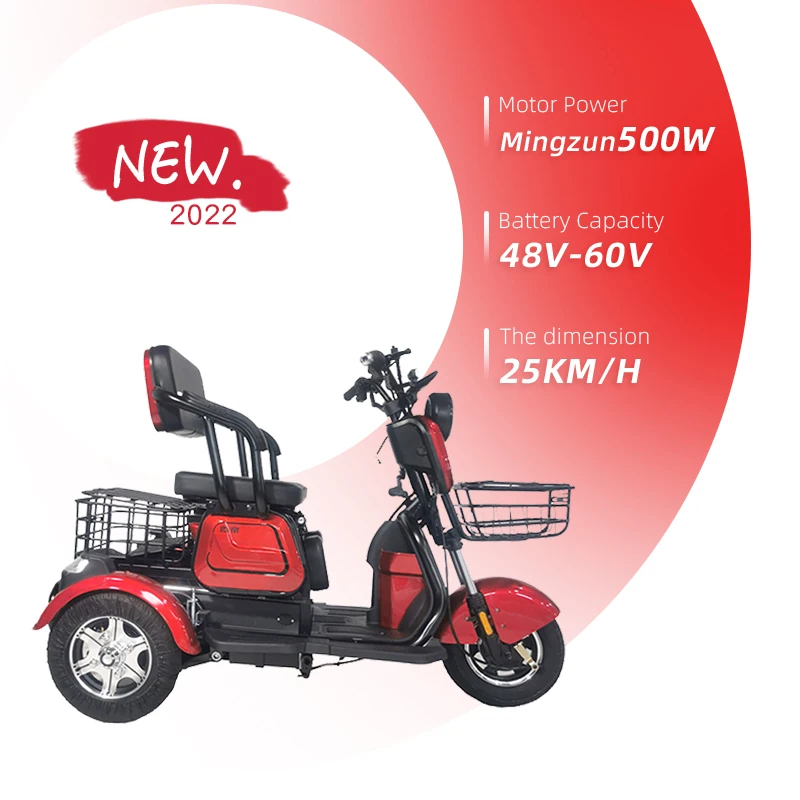 New Product Ideas 2022 Tricycle Electric Bike Family Use Three Wheel Electric Tricycle For Adults/Disabled (1600525893387)