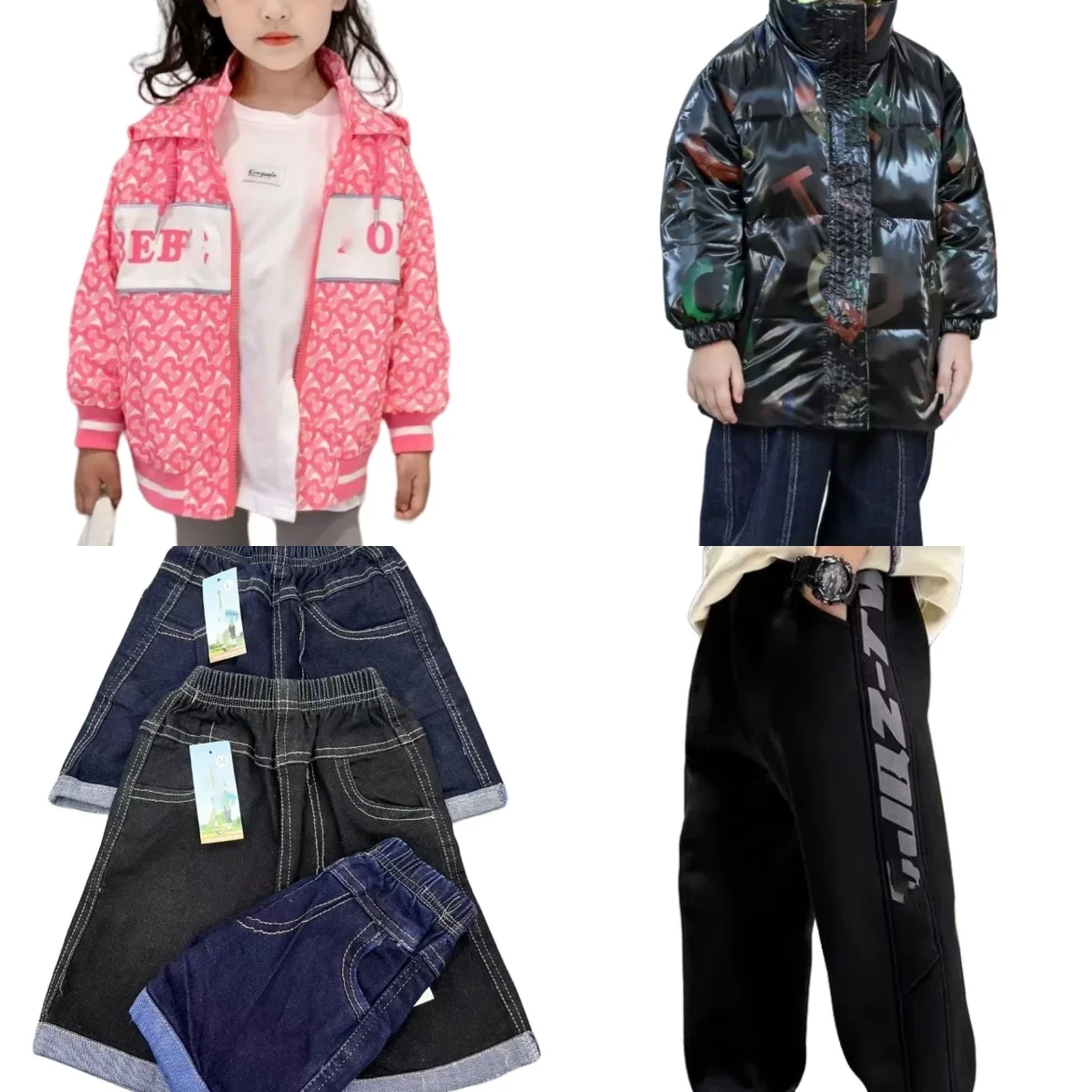 Wholesale  Kids Apparel For Summer Street Wear For 0~12 Year Old Girls Boys Children Overrun Branded Apparel