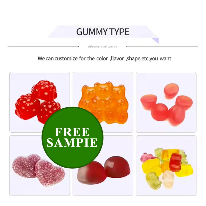 Бесплатный Образец Энергии перед тренировкой добавки моногидрат креатина Мармеладные Конфеты веганские жевательные конфеты Креатиновые