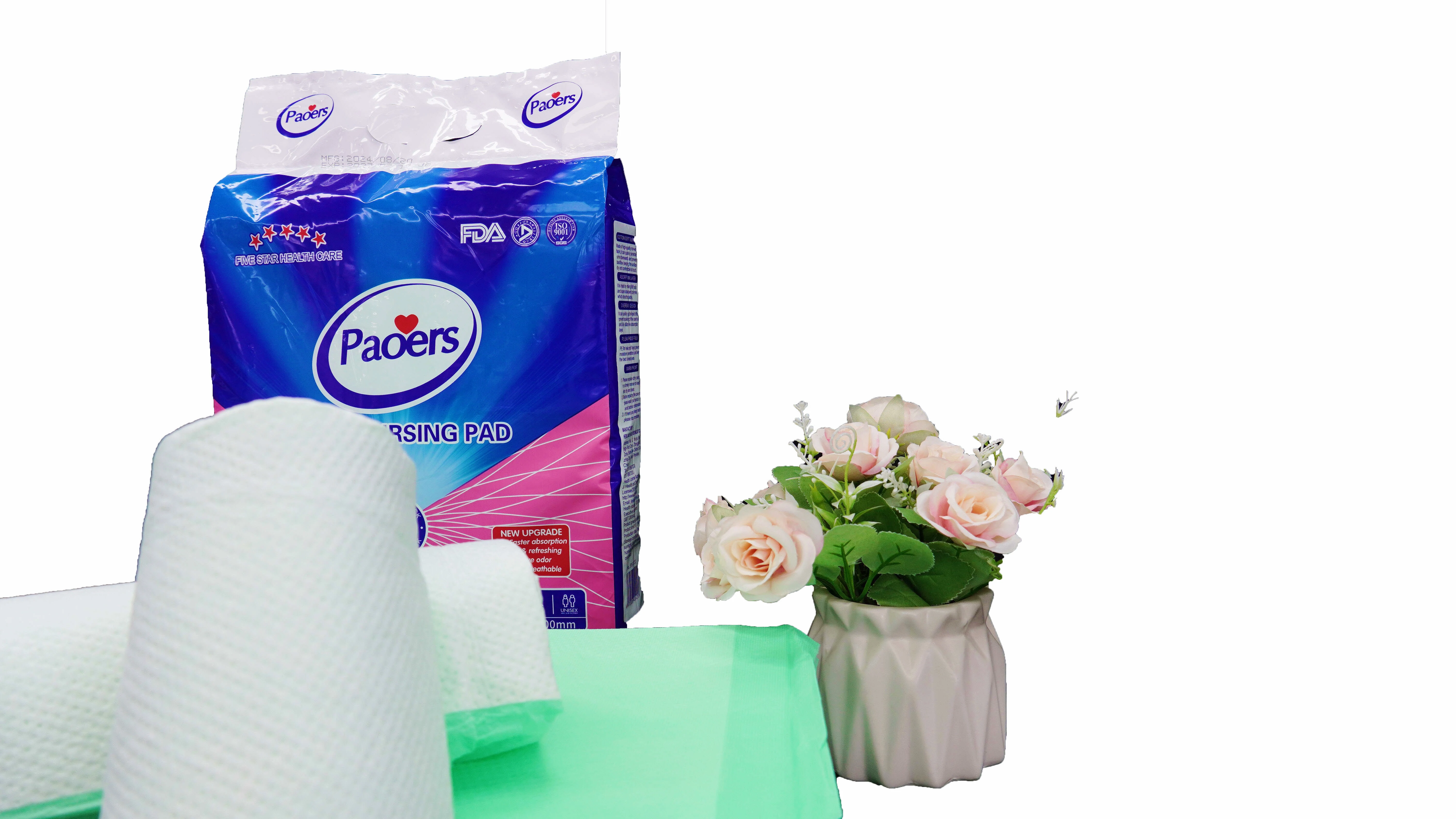 Hospital Grade Adult Disposable Waterproof Bed Sheet Incontinence Disposable under Pads for Old People
