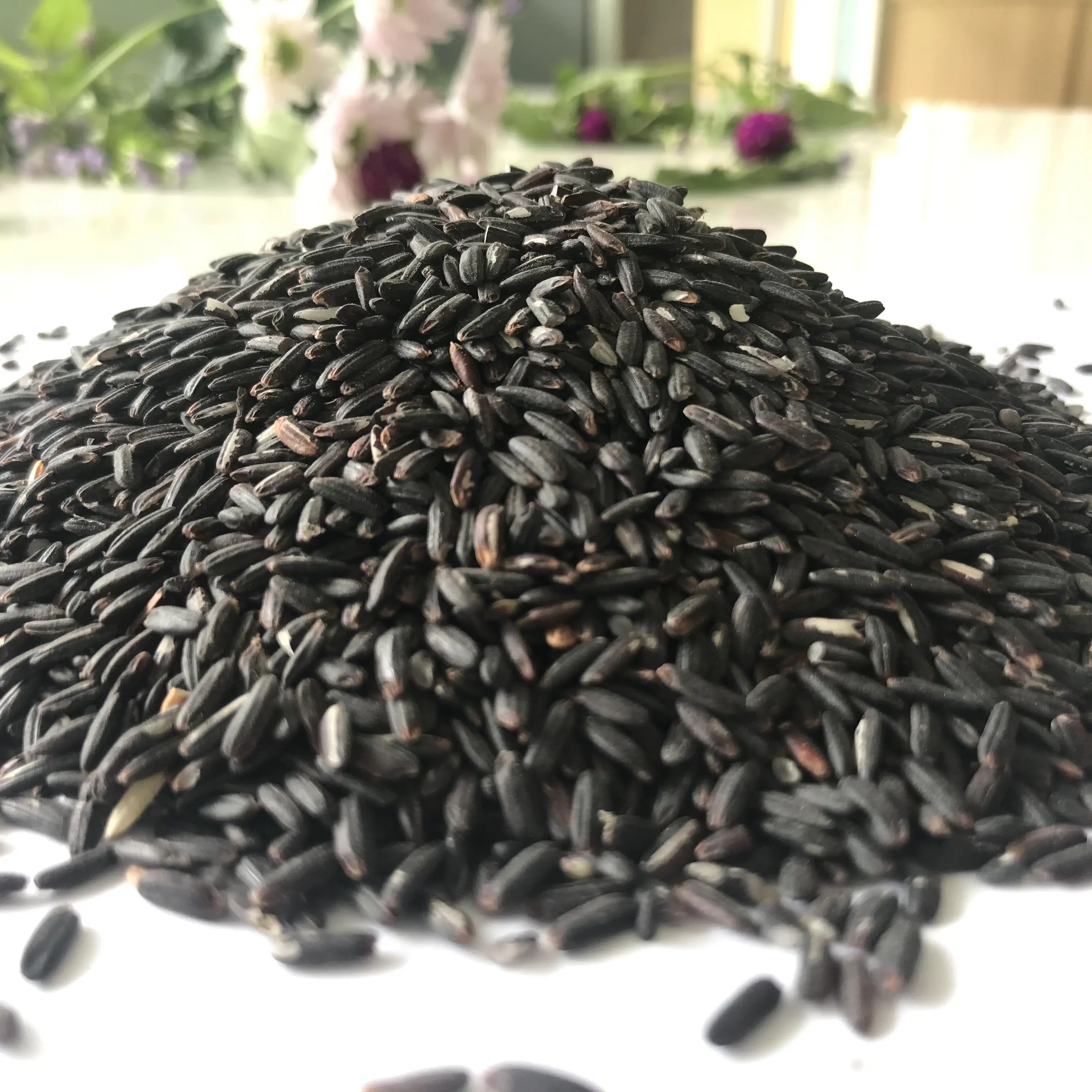 Seven Mountain Rice St Black Rice With Organically Farming Good For Health Helping People With Diet And Diabetes