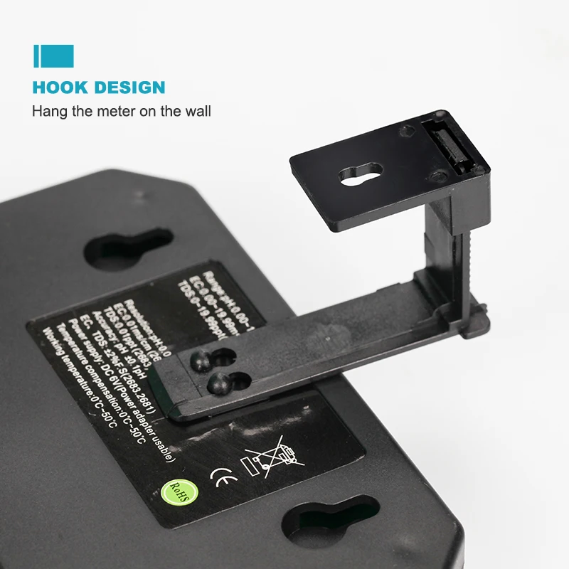 
PH/TDS-2683 Waterproof Dual Display Water Quality Tester Replaceable PH Probe 2 in 1 Online PH TDS Monitor Meter 