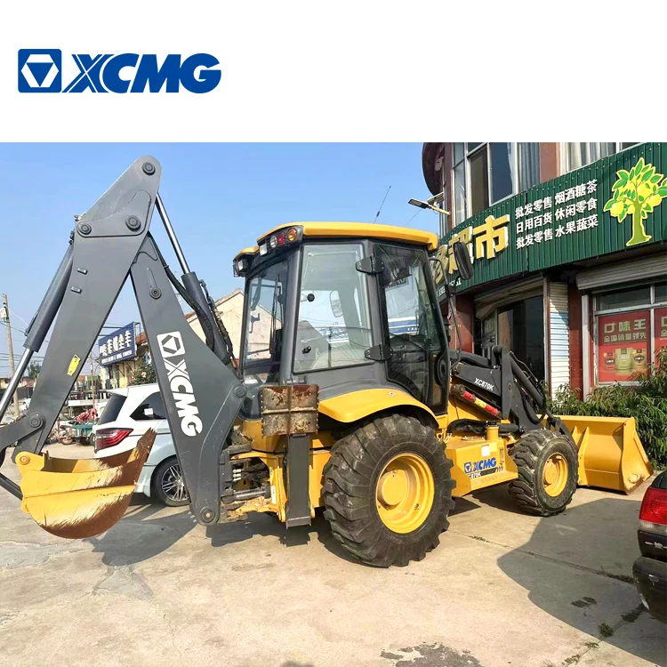 XCMG Official XC870K Used Compact Tractor Excavator Loader Backhoe 2.5ton Secondhand Backhoe Loader For Sale