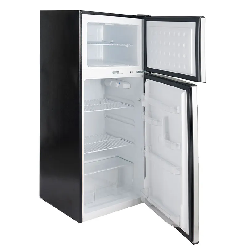BCD-210 with best service and low price silver refrigerator 24volt fridge
