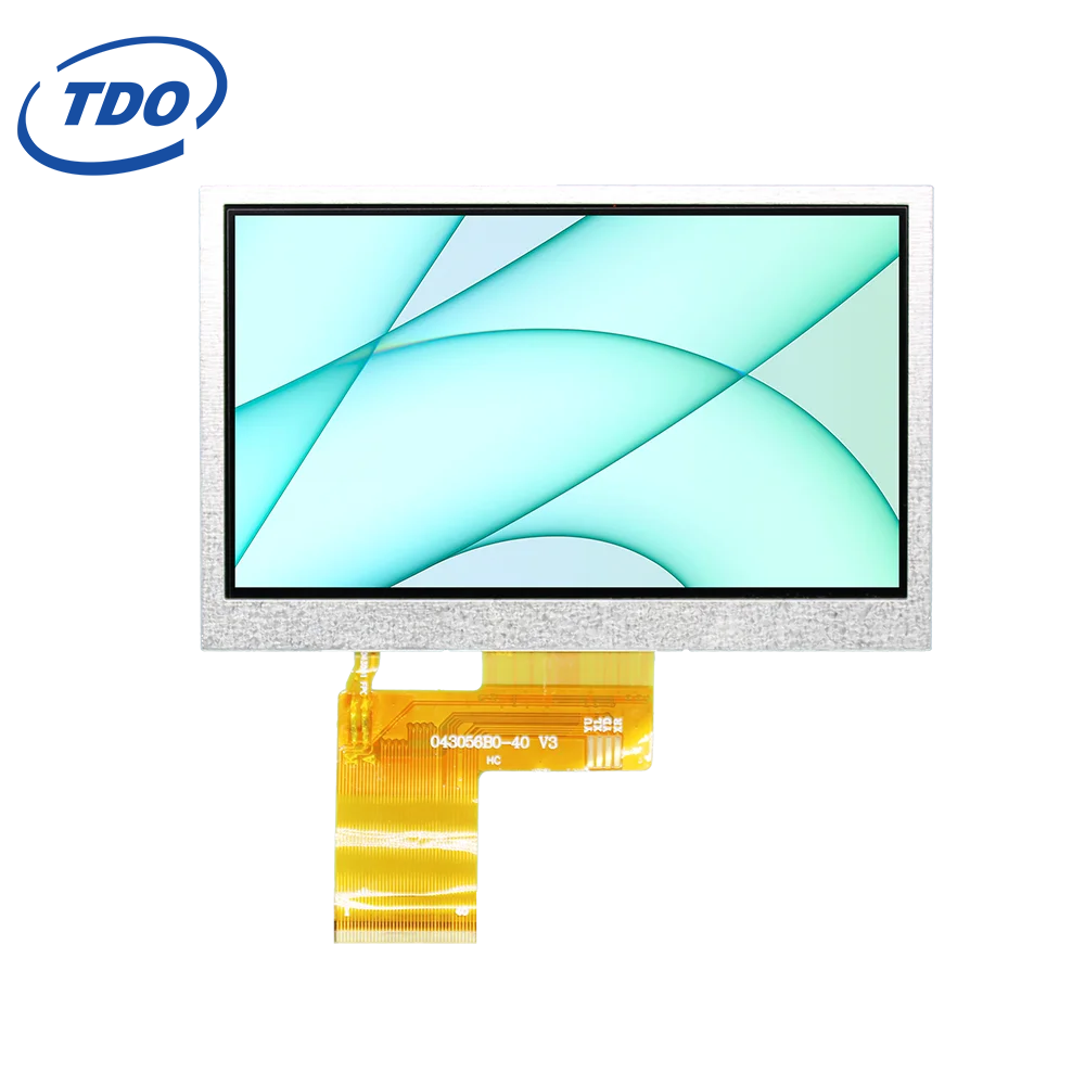 TDO custom landscape 4.3 inch  TN Touch Panel Optional  TFT LCD display with RGB Interface