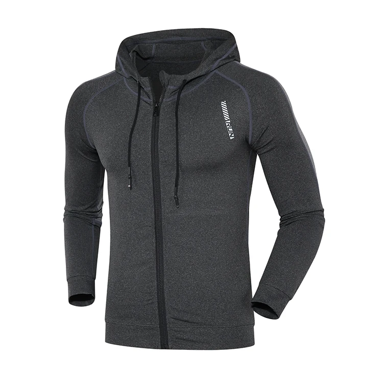 Спортивная куртка из полиэстера с длинным рукавом