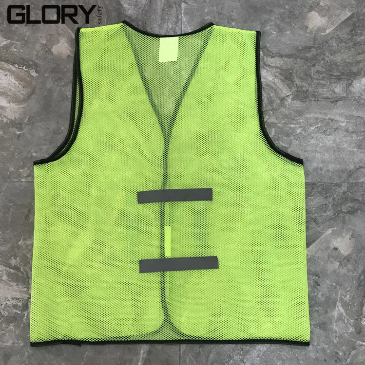 Cheap Vests High Visibility Yellow Lime Mesh Safety Vest Signal Vest