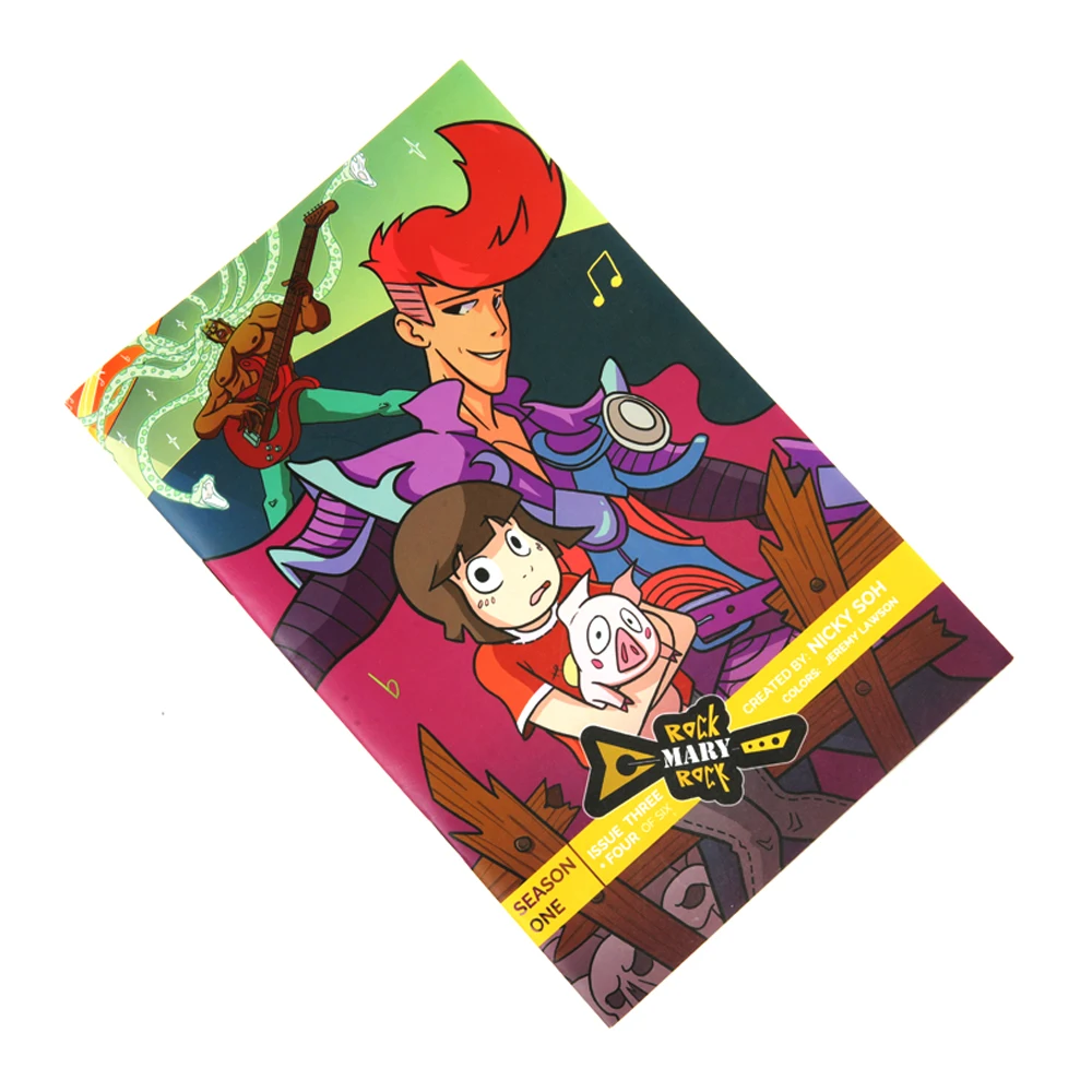 Paperback Comic Book Printing with Full Color